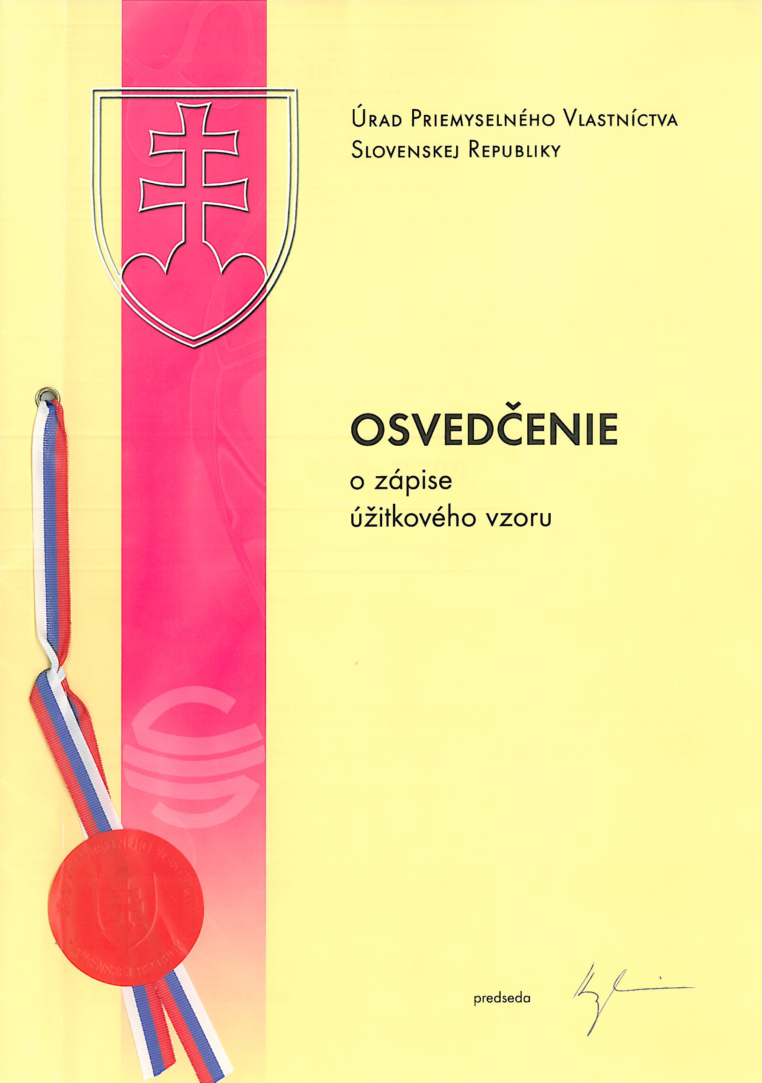 Osvedčenie č.3700