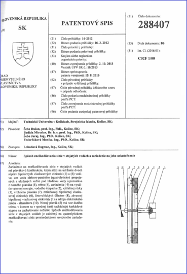 Patentová listina č.288407 Str.2