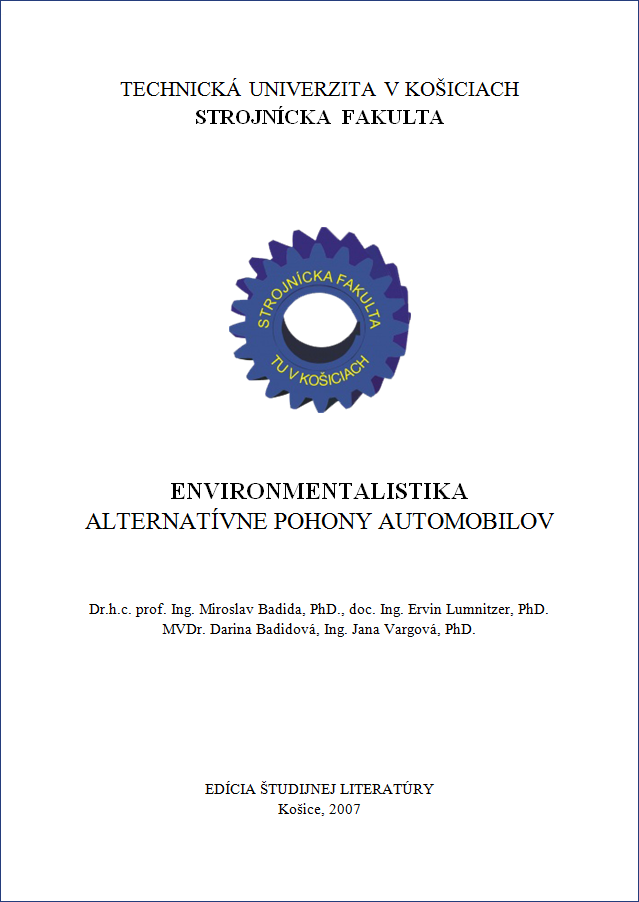 ENVIRONMENTALISTIKA ALTERNATÍVNE POHONY AUTOMOBILOV