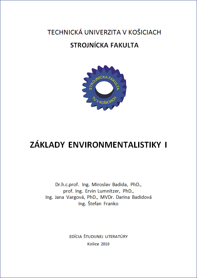 ZÁKLADY ENVIRONMENTALISTIKY I