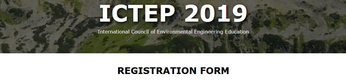 ICTEP Registration Form